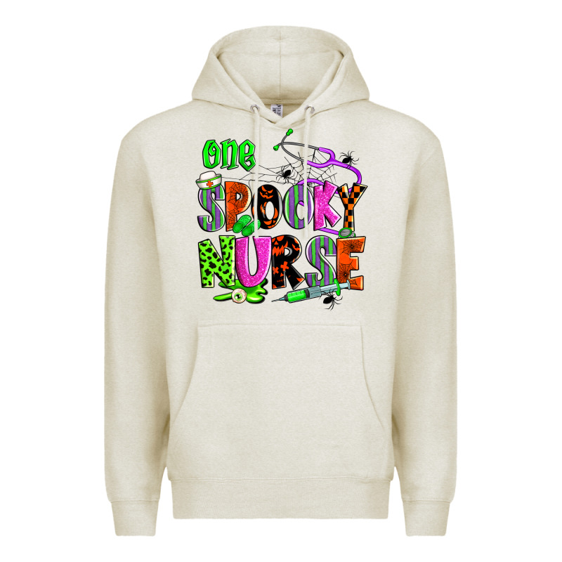 One Spooky Nurse Premium Hoodie by Zillion Design Studio | Teevron