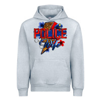 Police Wife With Lightning Bolt Urban Hoodie | Teevron