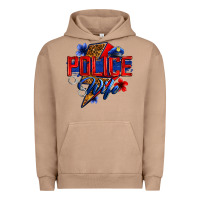 Pigment Burro police wife with lightning bolt Urban Hoodie - Zillion Design Studio