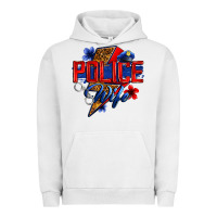 Pigment Lunar Rock police wife with lightning bolt Urban Hoodie - Zillion Design Studio
