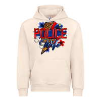 Sandshell police wife with lightning bolt Urban Hoodie - Zillion Design Studio