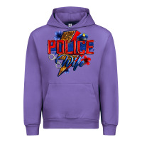 Tulip police wife with lightning bolt Urban Hoodie - Zillion Design Studio