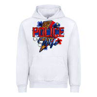 White police wife with lightning bolt Urban Hoodie - Zillion Design Studio