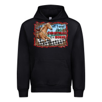 Black all i want for christmas is a horse  with farm Urban Hoodie - RanaPortraitStore