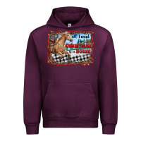 Mauve Wine all i want for christmas is a horse  with farm Urban Hoodie - RanaPortraitStore