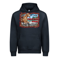 Navy all i want for christmas is a horse  with farm Urban Hoodie - RanaPortraitStore