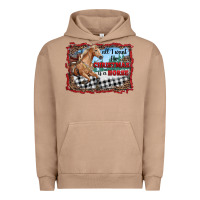 Pigment Burro all i want for christmas is a horse  with farm Urban Hoodie - RanaPortraitStore