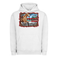 Pigment Lunar Rock all i want for christmas is a horse  with farm Urban Hoodie - RanaPortraitStore