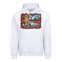 White all i want for christmas is a horse  with farm Urban Hoodie - RanaPortraitStore