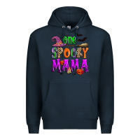 Navy one spooky mama Premium Hoodie - Zillion Design Studio
