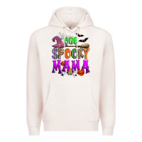 Pale Pink one spooky mama Premium Hoodie - Zillion Design Studio