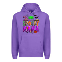 Purple one spooky mama Premium Hoodie - Zillion Design Studio