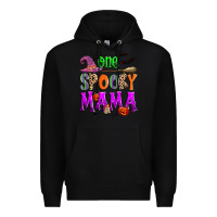 Black one spooky mama Premium Hoodie - Zillion Design Studio