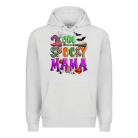 Dove Grey one spooky mama Premium Hoodie - Zillion Design Studio