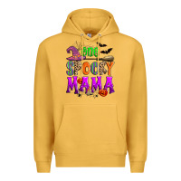 Mustard one spooky mama Premium Hoodie - Zillion Design Studio