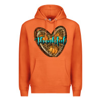 Carrot thankful pumpkin heart Premium Hoodie - RanaPortraitStore