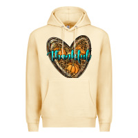 Pina Colada thankful pumpkin heart Premium Hoodie - RanaPortraitStore