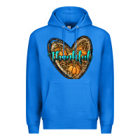 True Royal thankful pumpkin heart Premium Hoodie - RanaPortraitStore