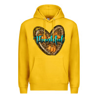 Lemon thankful pumpkin heart Premium Hoodie - RanaPortraitStore