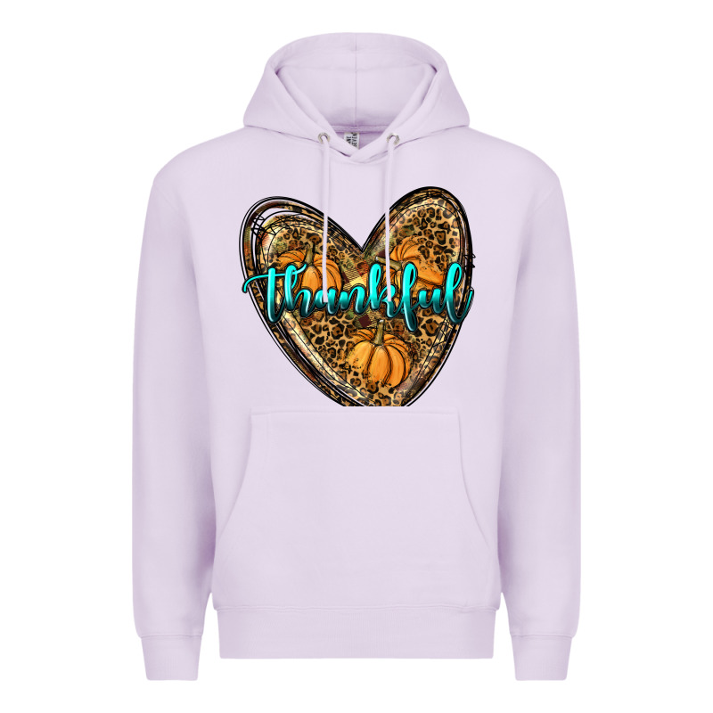 Thankful Pumpkin Heart Premium Hoodie by RanaPortraitStore | Teevron