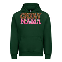 Forest Green groovy mama Urban Hoodie - texasbilliewilder