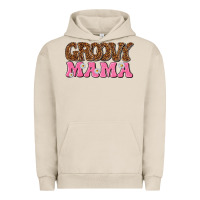 Pigment French Oak groovy mama Urban Hoodie - texasbilliewilder