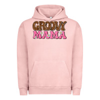 Pigment Salmon groovy mama Urban Hoodie - texasbilliewilder