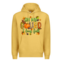 Antique Gold oh my gourd i love fall Premium Hoodie - Zillion Design Studio