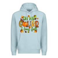 Blue Mist oh my gourd i love fall Premium Hoodie - Zillion Design Studio