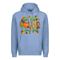 Colony Blue oh my gourd i love fall Premium Hoodie - Zillion Design Studio