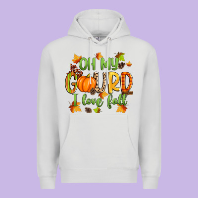 Oh My Gourd I Love Fall Premium Hoodie Designed By Zillion Design Studio