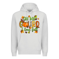 Dove Grey oh my gourd i love fall Premium Hoodie - Zillion Design Studio