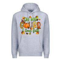 Heather Grey oh my gourd i love fall Premium Hoodie - Zillion Design Studio