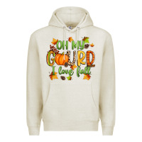 Oatmeal Heather oh my gourd i love fall Premium Hoodie - Zillion Design Studio