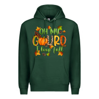 Sports Green oh my gourd i love fall Premium Hoodie - Zillion Design Studio