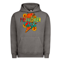 Pigment Tornado firefighter wife with lightning bolt Urban Hoodie - Zillion Design Studio