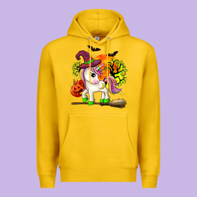 Halloween Unicorn Premium Hoodie Designed By Zillion Design Studio