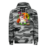 Slate Camo halloween unicorn Premium Hoodie - Zillion Design Studio
