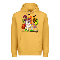 Mustard halloween unicorn Premium Hoodie - Zillion Design Studio