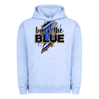 Pigment Grape Ice back the blue with lightning bolt Urban Hoodie - Zillion Design Studio
