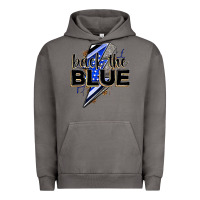 Pigment Tornado back the blue with lightning bolt Urban Hoodie - Zillion Design Studio