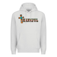Dove Grey thankful pumpkin cross Premium Hoodie - RanaPortraitStore