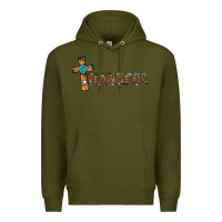 Army Green thankful pumpkin cross Premium Hoodie - RanaPortraitStore