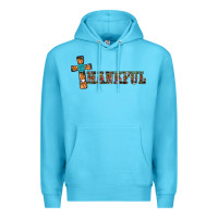 Ocean Blue thankful pumpkin cross Premium Hoodie - RanaPortraitStore