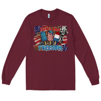 Burgundy tastes like freedom Long Sleeve Tee - BarkalooDesign