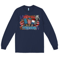 Navy tastes like freedom Long Sleeve Tee - BarkalooDesign
