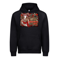 Black all i want for christmas is a cow cowhide Urban Hoodie - RanaPortraitStore