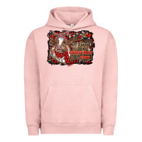 Pigment Salmon all i want for christmas is a cow cowhide Urban Hoodie - RanaPortraitStore