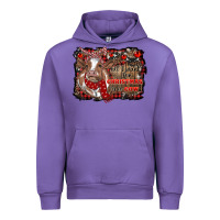 Tulip all i want for christmas is a cow cowhide Urban Hoodie - RanaPortraitStore