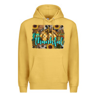 Antique Gold thankful pumpkin Premium Hoodie - RanaPortraitStore
